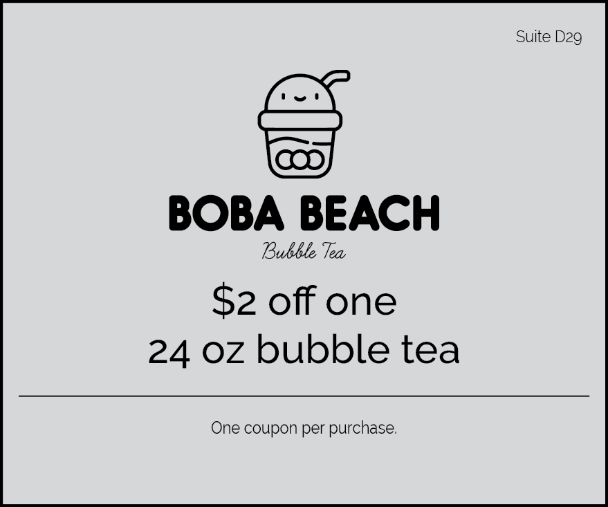Boba Beach Bubble Tea Boba Beach Bubble Tea