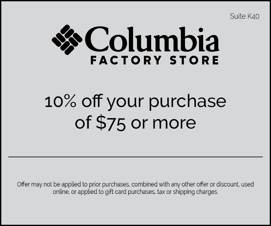 Columbia Factory Store Columbia Factory Store